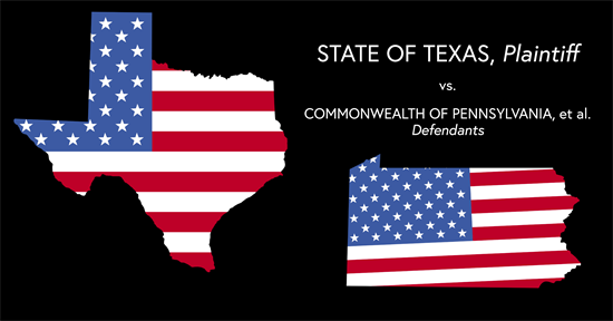 Texas vs Pennsylvania