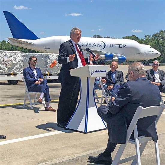 Rep. Norman at Boeing in Charleston