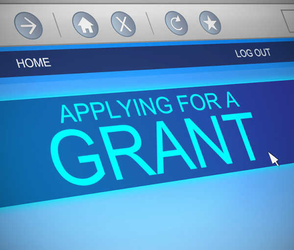 Computer screen applying for a Grant Computer screen applying for a Grant