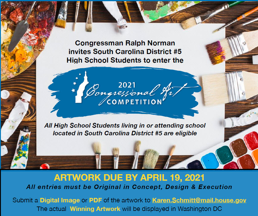 Congressional Art Competition U.S. Representative Ralph Norman